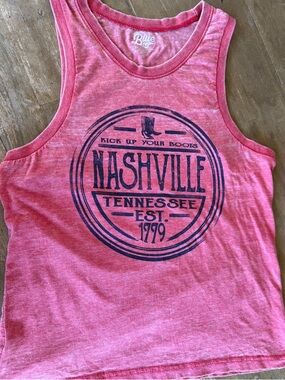 Blue 84 Red Nashville Tennessee Graphic Tank Top Size XL